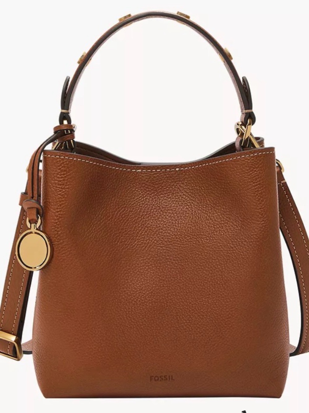 Fossil Small Leather Jesse Handbag w/ Crossbody Strap